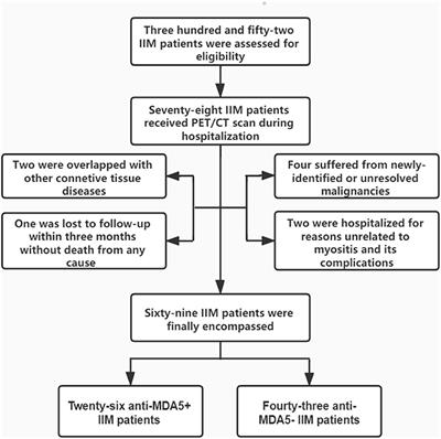 Radiological Characteristics of Patients With Anti-MDA5–Antibody-Positive Dermatomyositis in 18F-FDG PET/CT: A Pilot Study